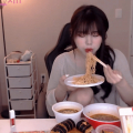 라면 너무 맛있게 먹는 파닥이